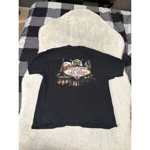 Harley Davidson‎ Men's Vegas 2003 Vintage Black T Shirt Size XL Faded